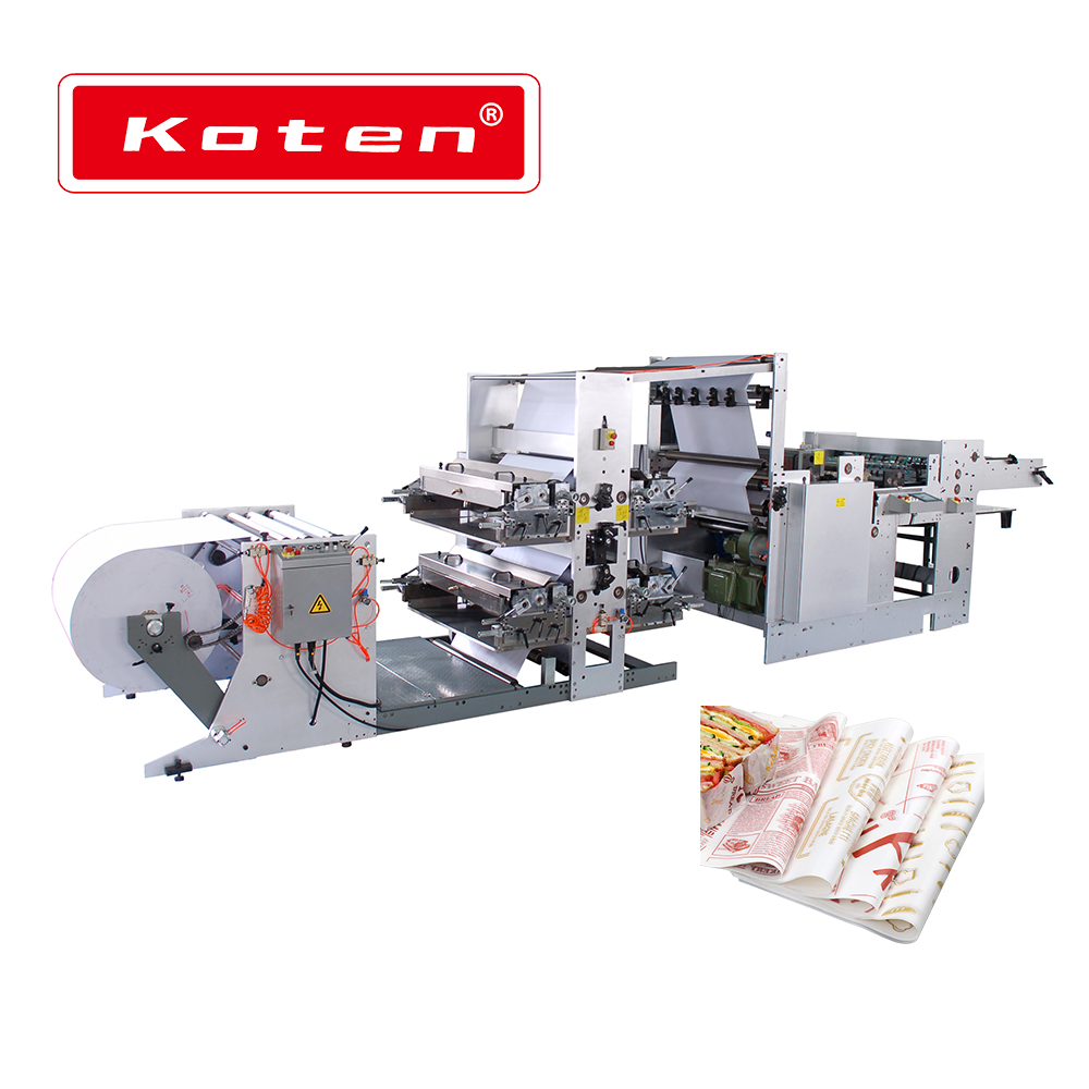 Máquina de impresión flexo para papel de comida