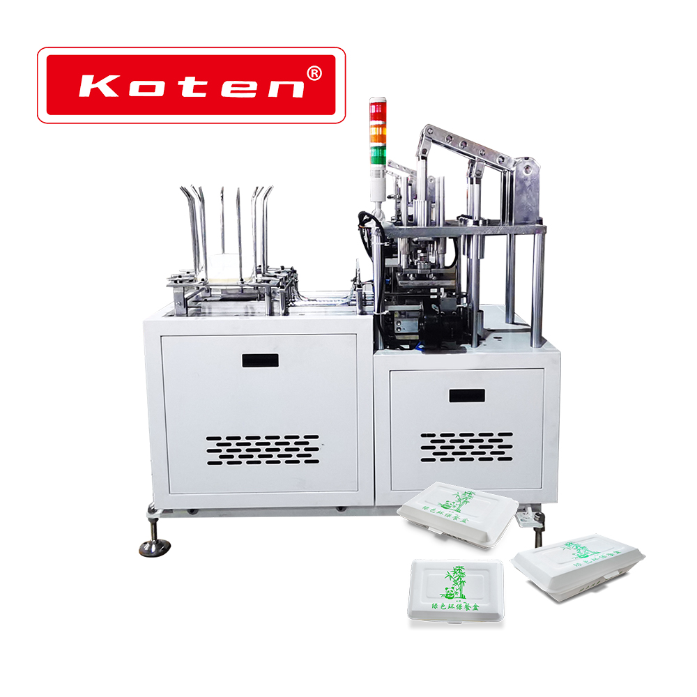 Máquina de fabricación de caja de arroz de papel
